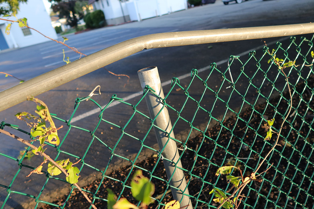 Bent Fence