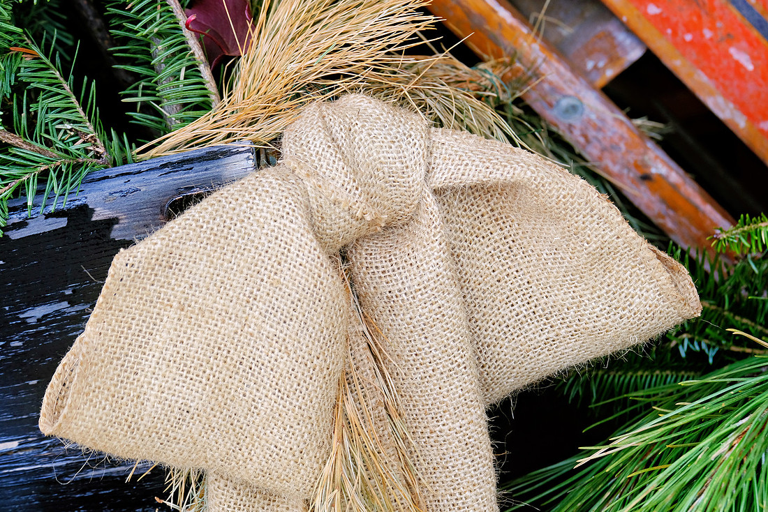 Burlap Bow
