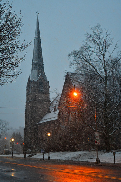Snowy Steeple