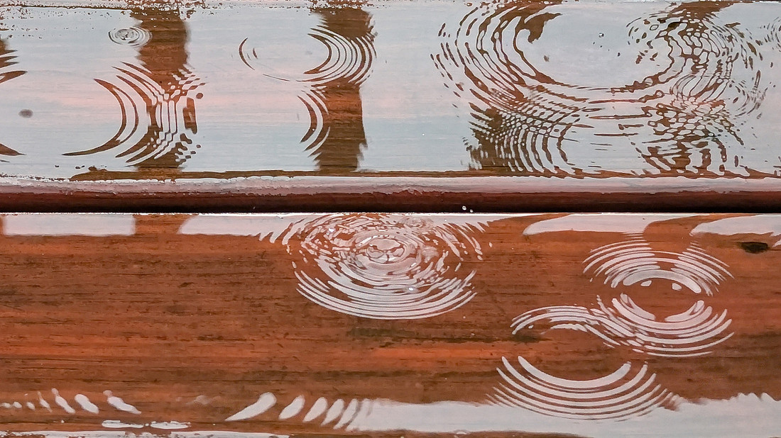 Rainy Deck