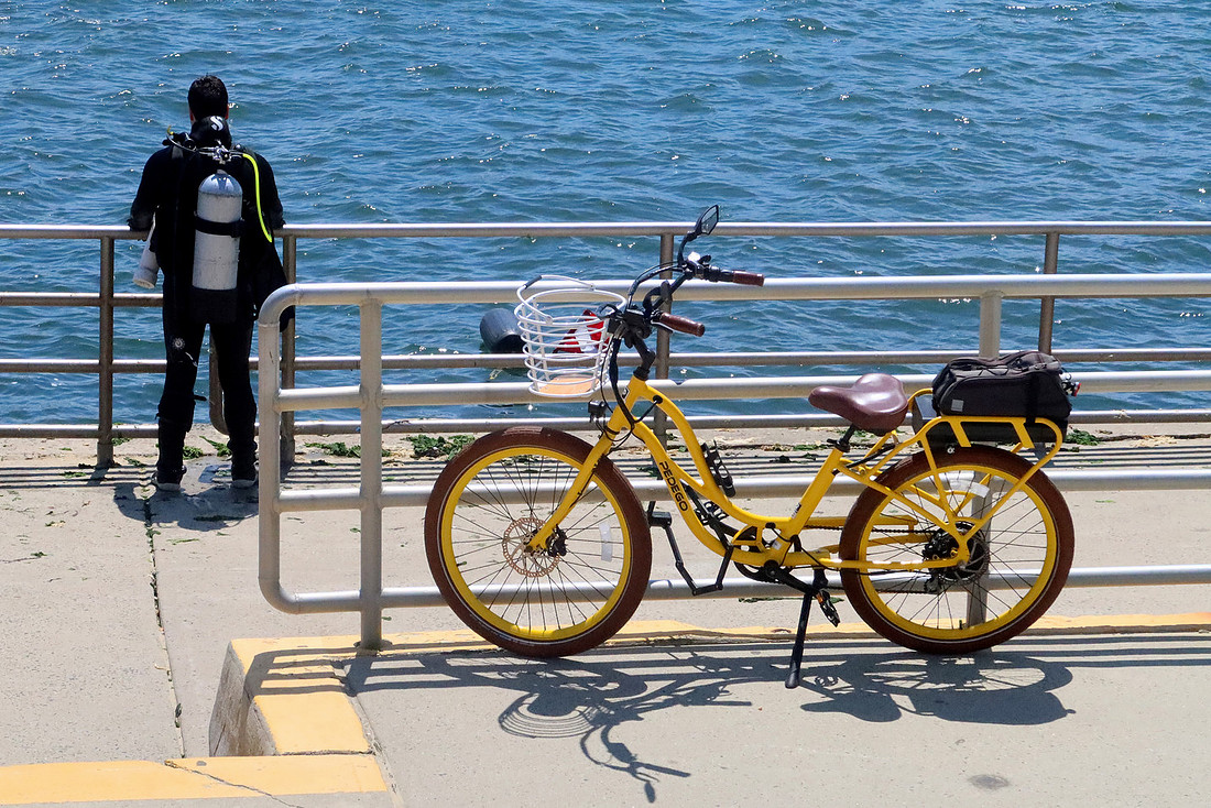 Diver and Bike