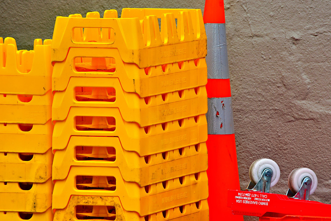 Crates, Cone and Casters
