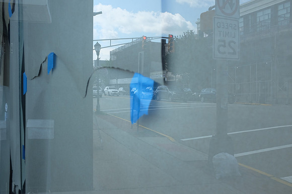 Blue Tape Reflections