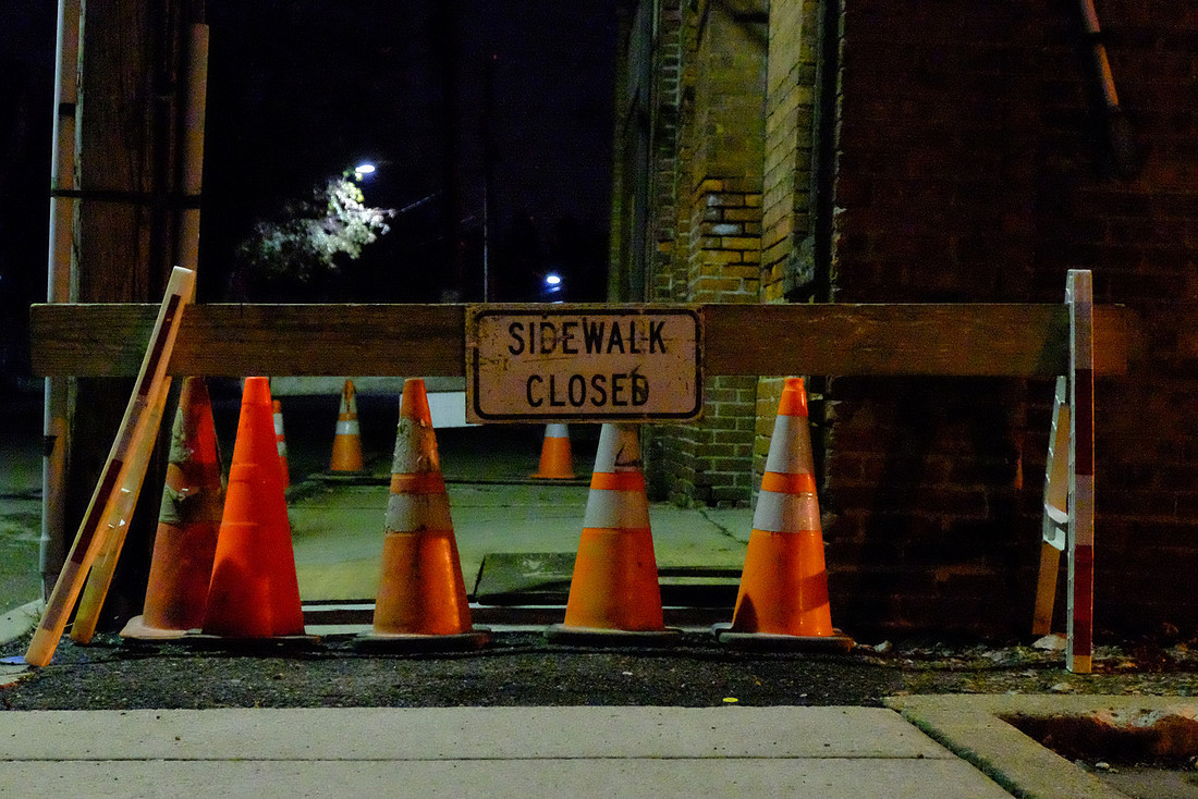 Sidewalk Closed