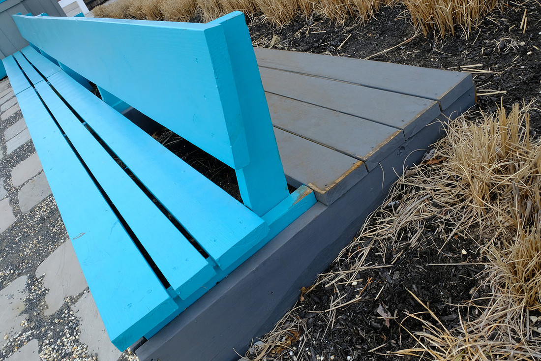 Blue Bench