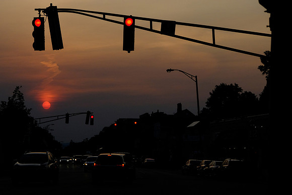 Red Light Sunset