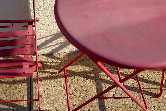 Red Table Red Chair