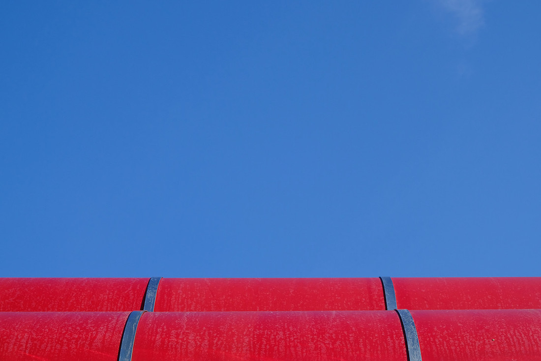 Red Roof Blue Sky
