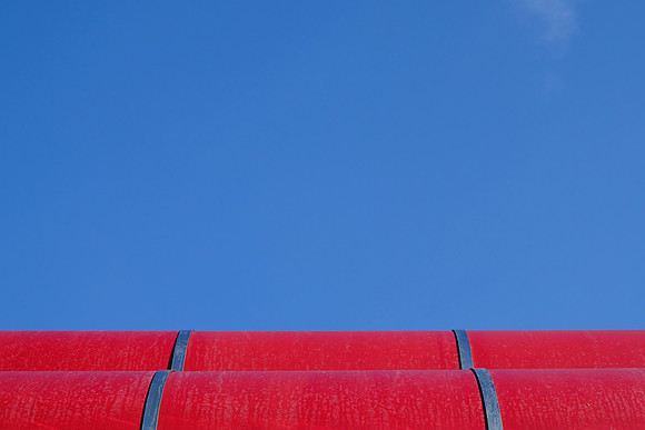 Red Roof Blue Sky