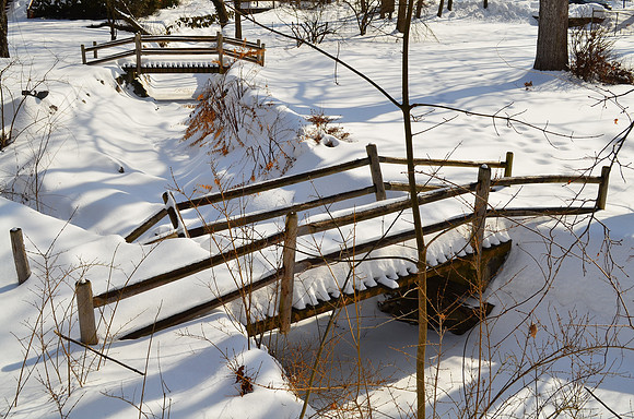 Two Snowy Bridges