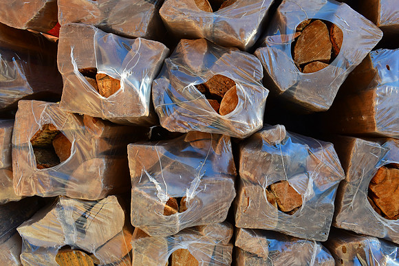 Wrapped Wood