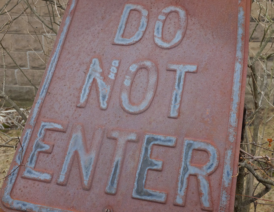 Do Not Enter